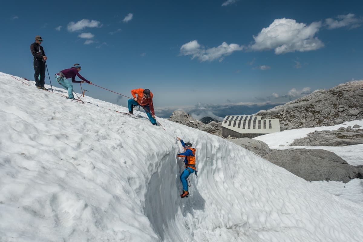 alpin gletscherkurs am dachstein dachstein simonyhuette 27