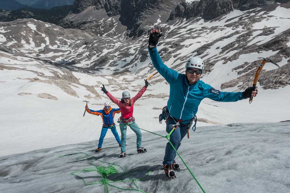 Zehn Dinge, die du beim Alpin- und Gletscherkurs mit Climbing-Solutions lernst