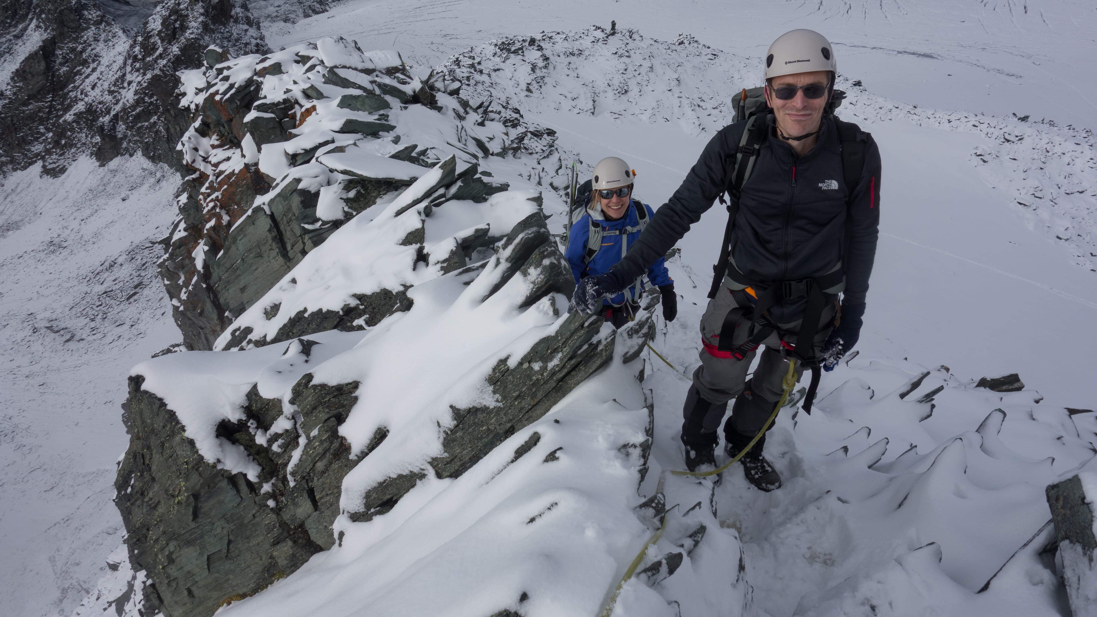 Großglockner Normalweg mit Bergführer bei Winterlichen Verhältnissen
