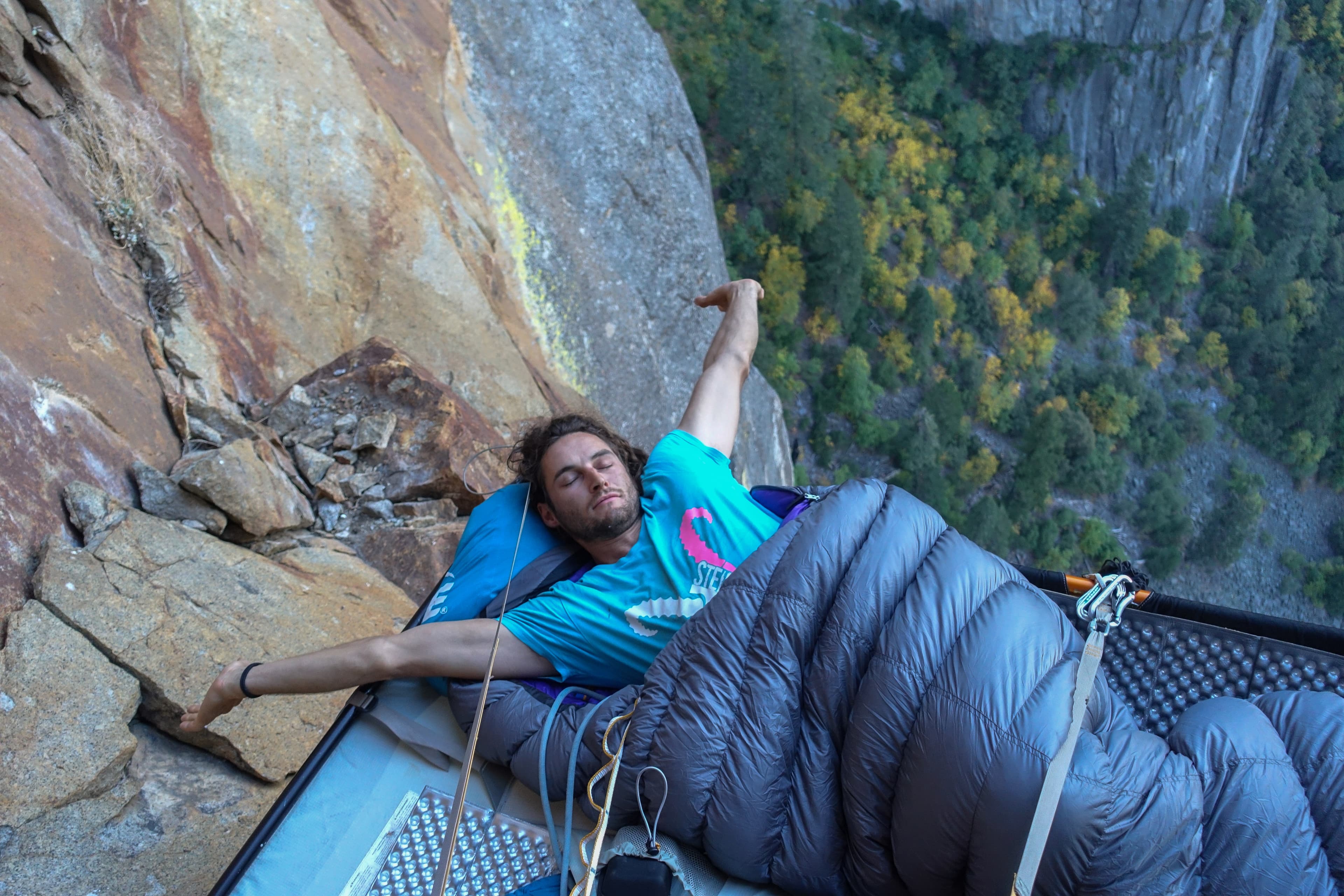 Big Wall klettern im Yosemite Leaning Tower West Face