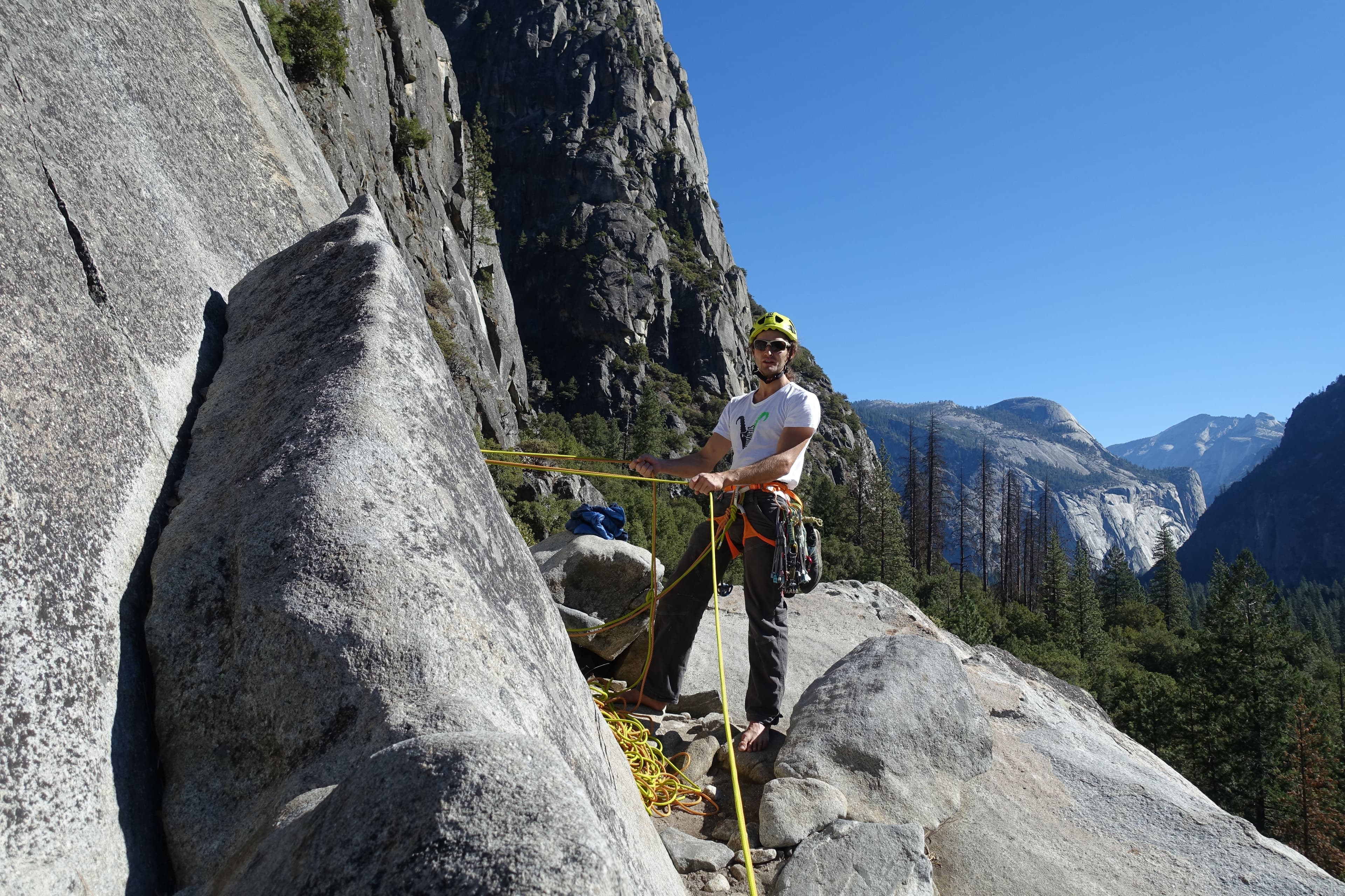 Climbing in Yosemite