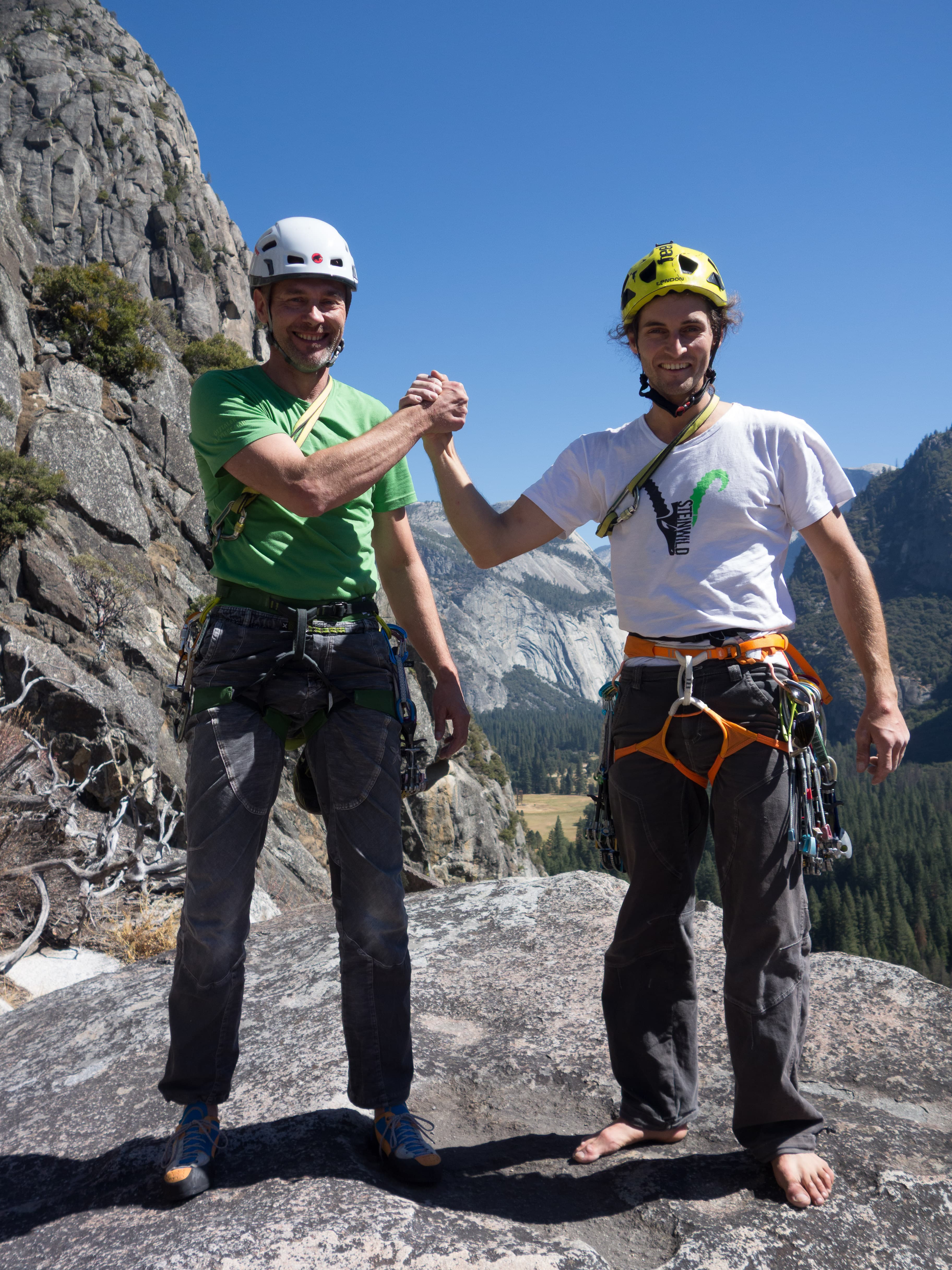 Climbing in Yosemite