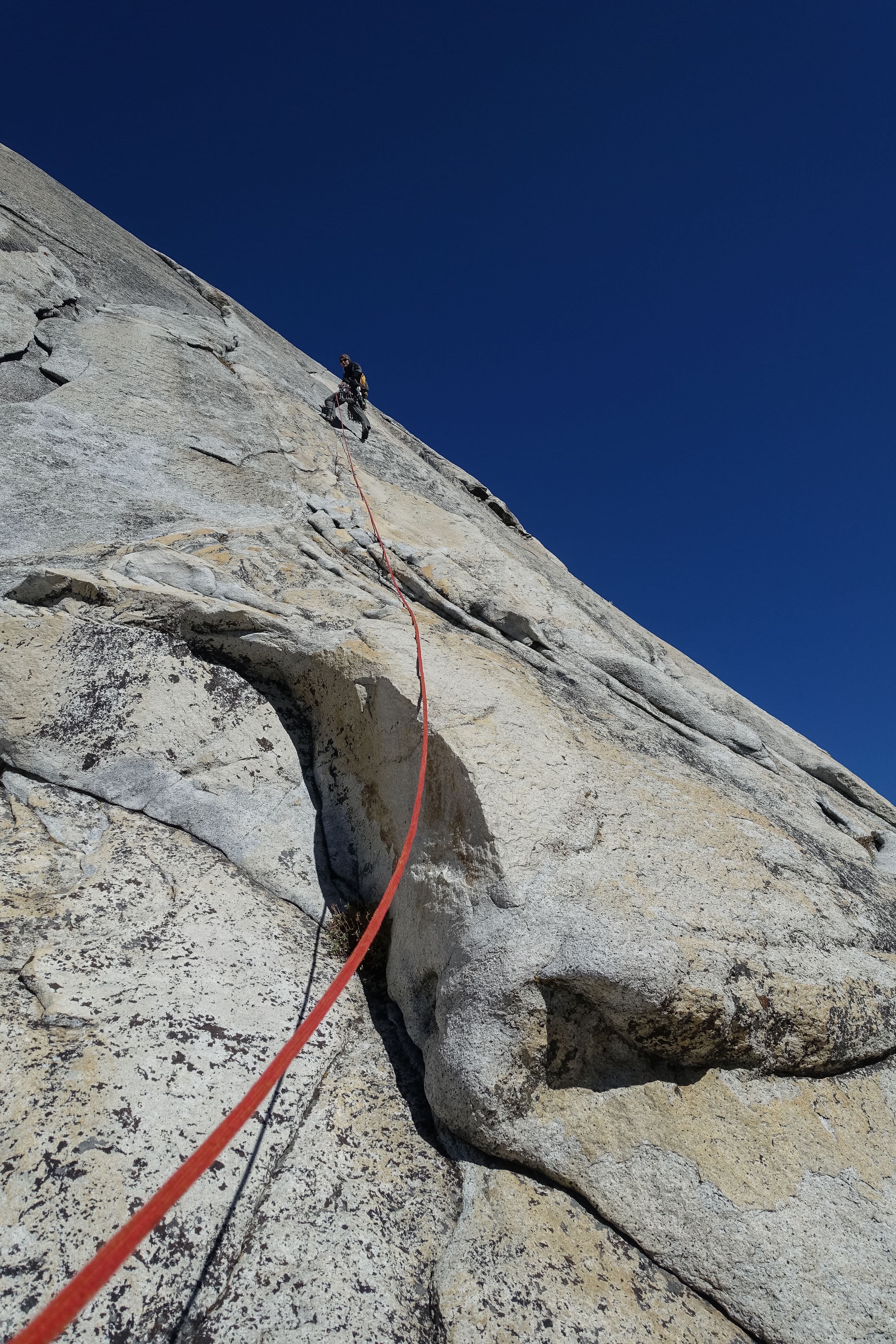 klettern im Tuolumne Meadows Yosemite National Park