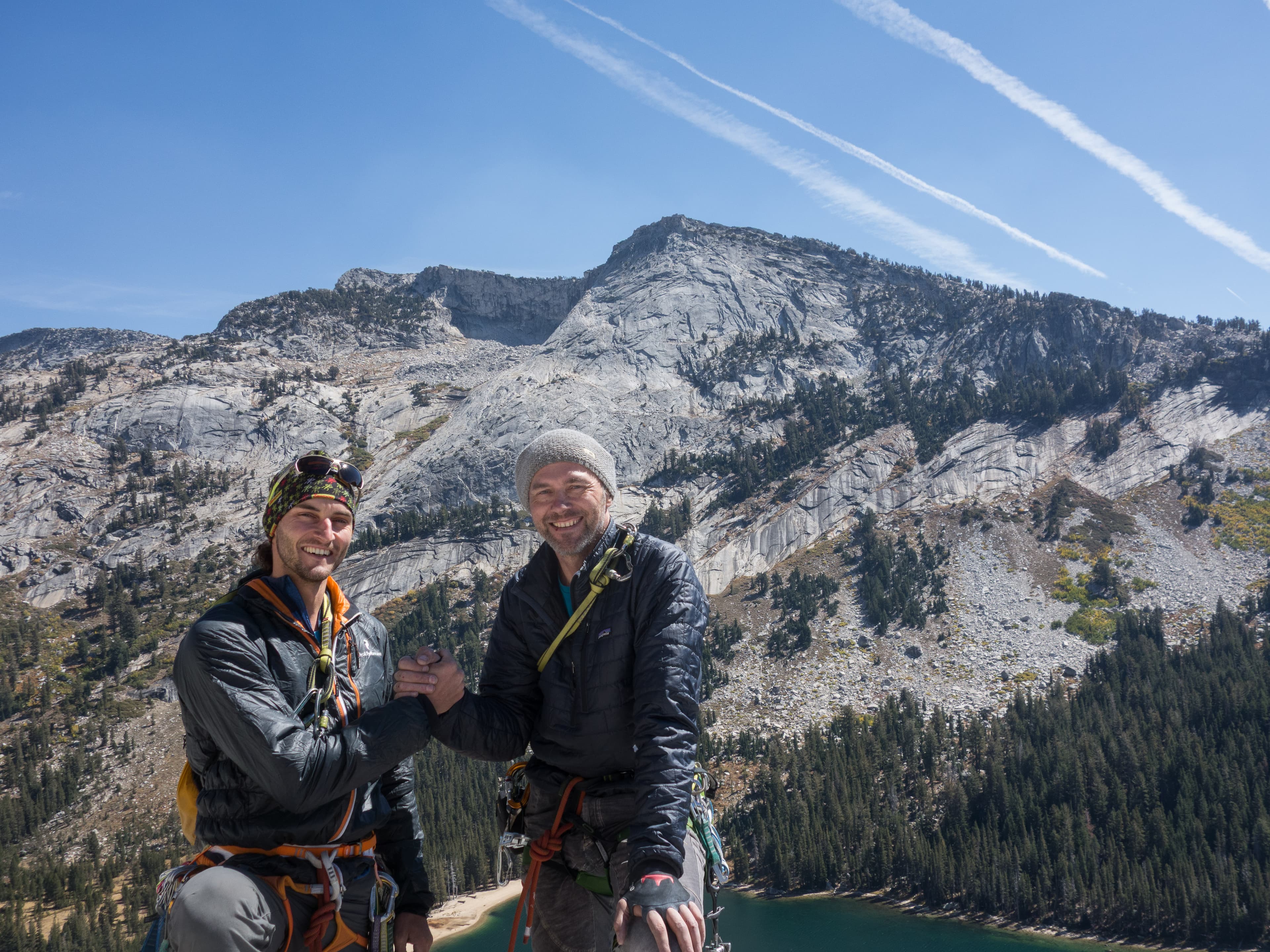 klettern im Tuolumne Meadows Yosemite National Park