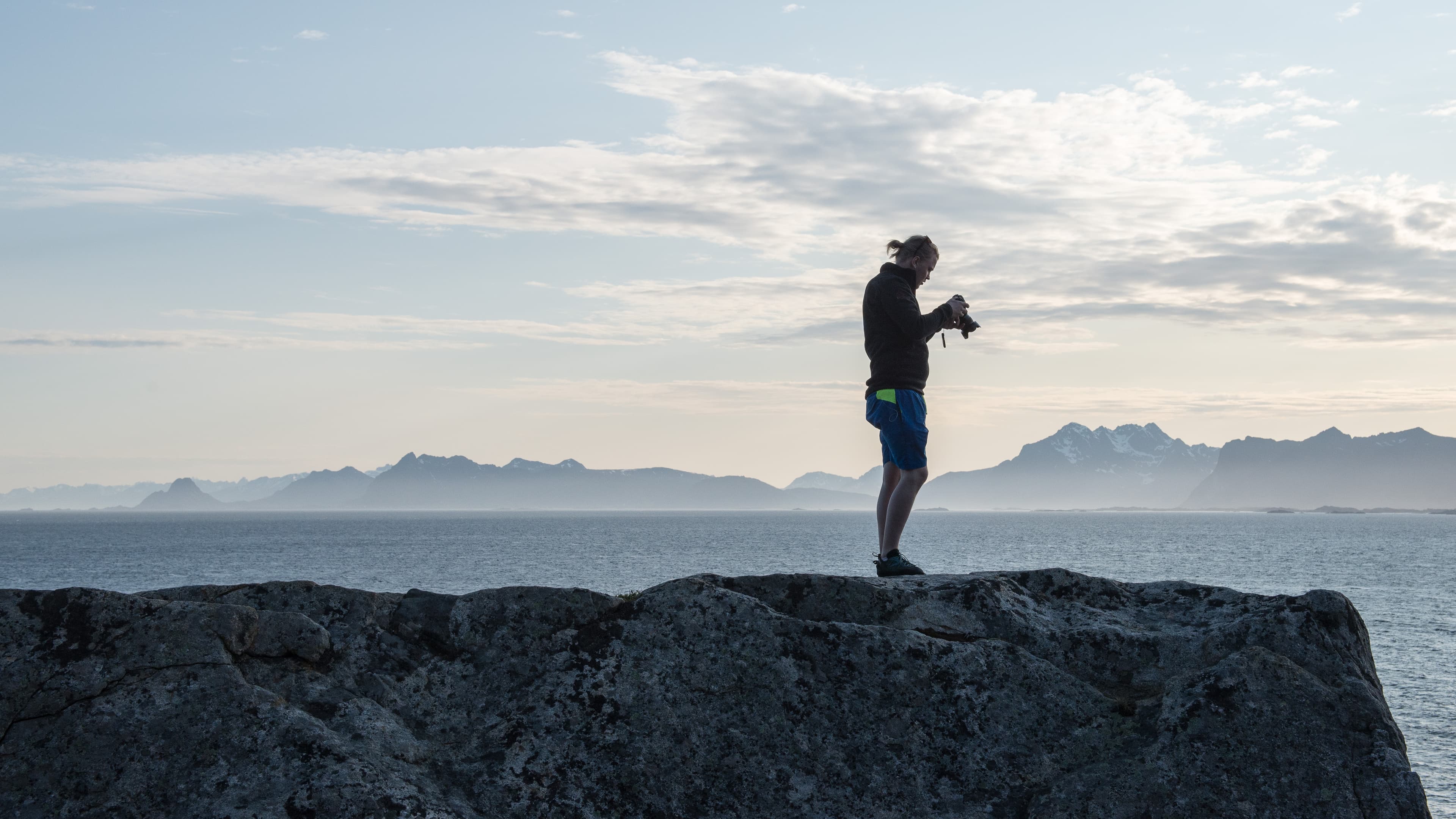 Trad Klettern in den Lofoten
