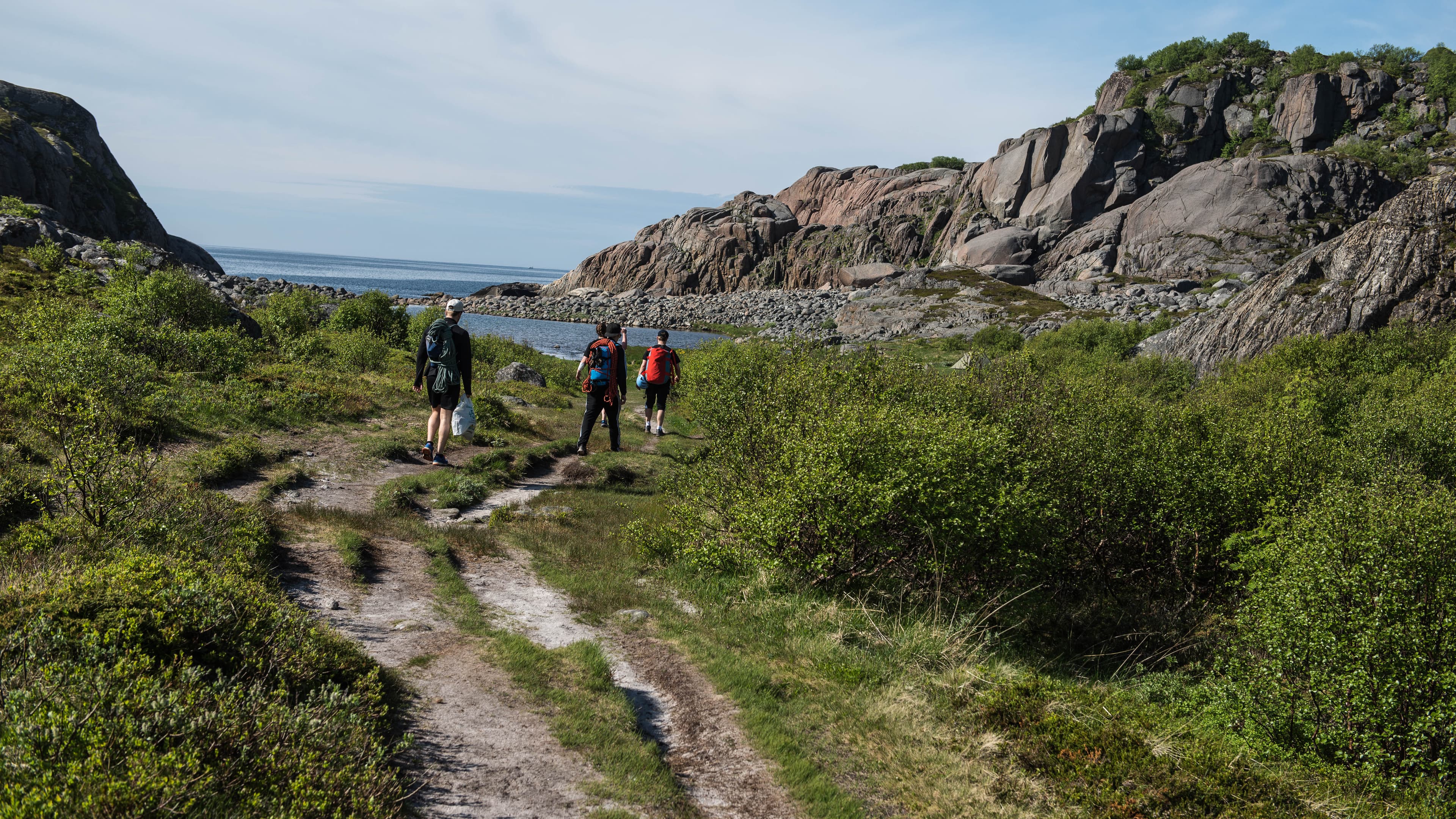 Trad Klettern in den Lofoten