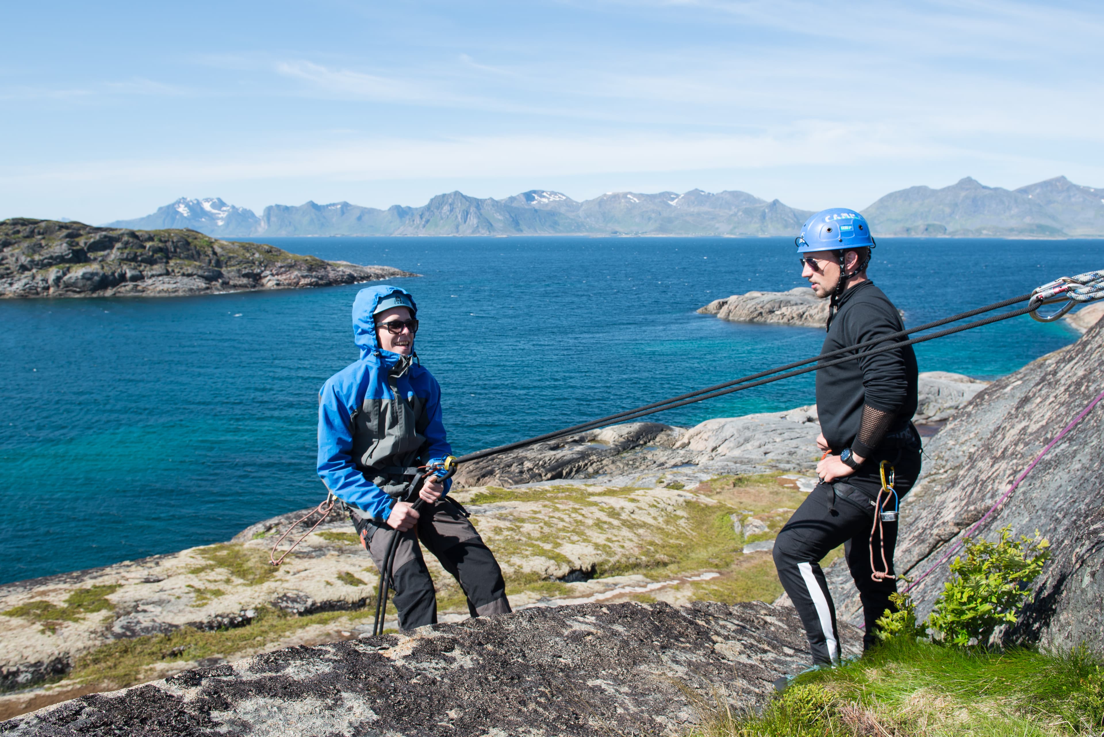 Trad Klettern in den Lofoten