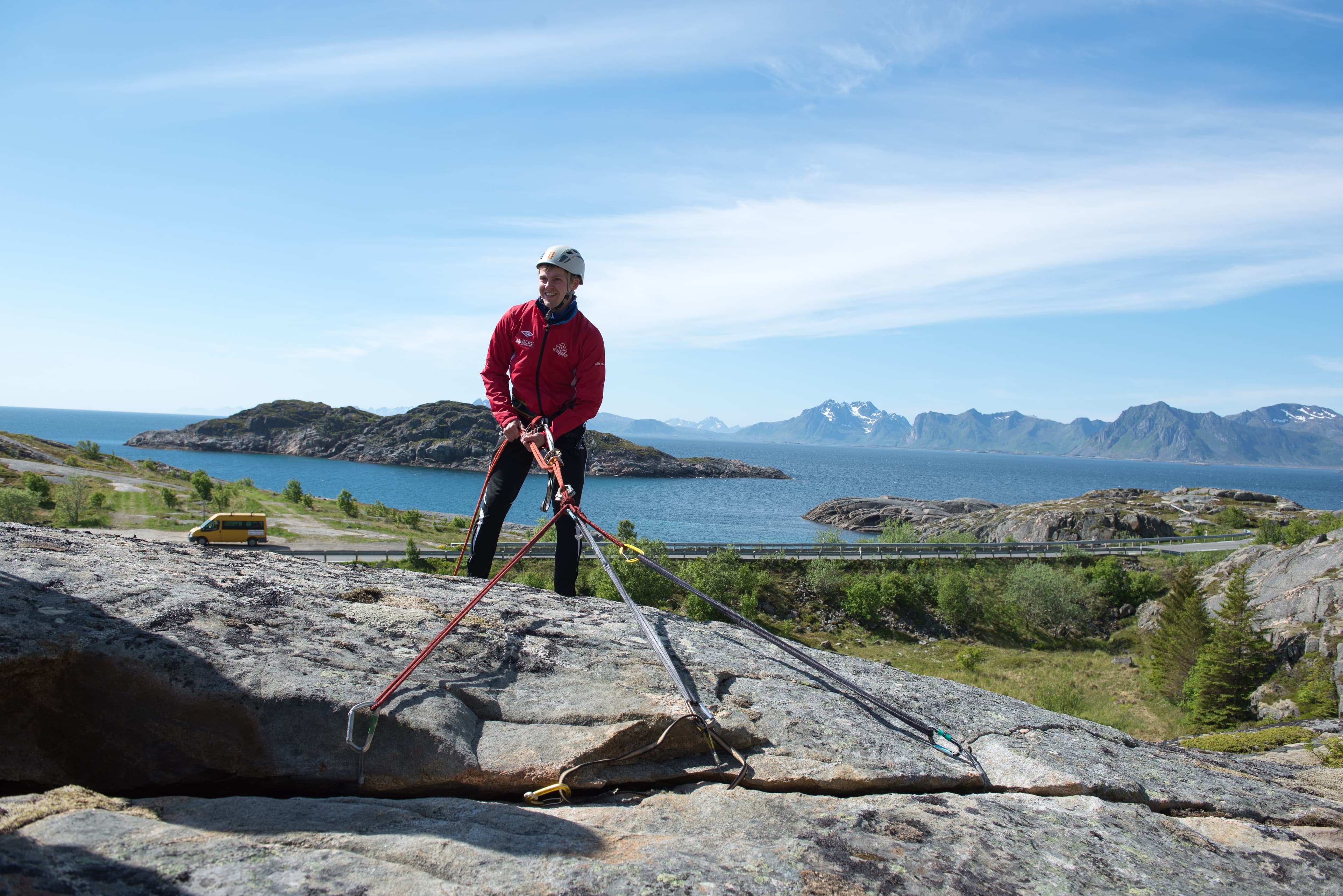 Trad Klettern in den Lofoten