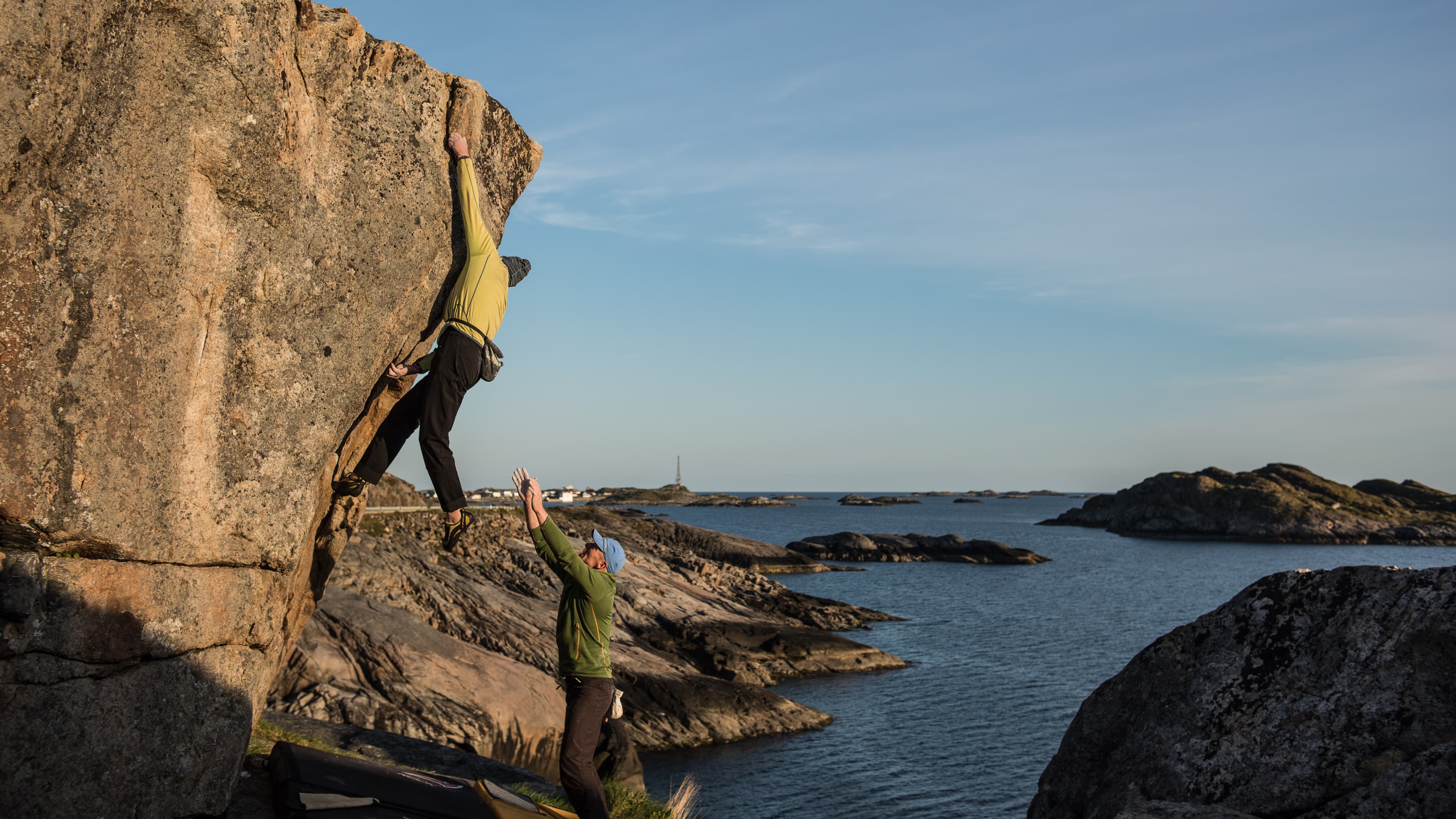 Trad Klettern in den Lofoten
