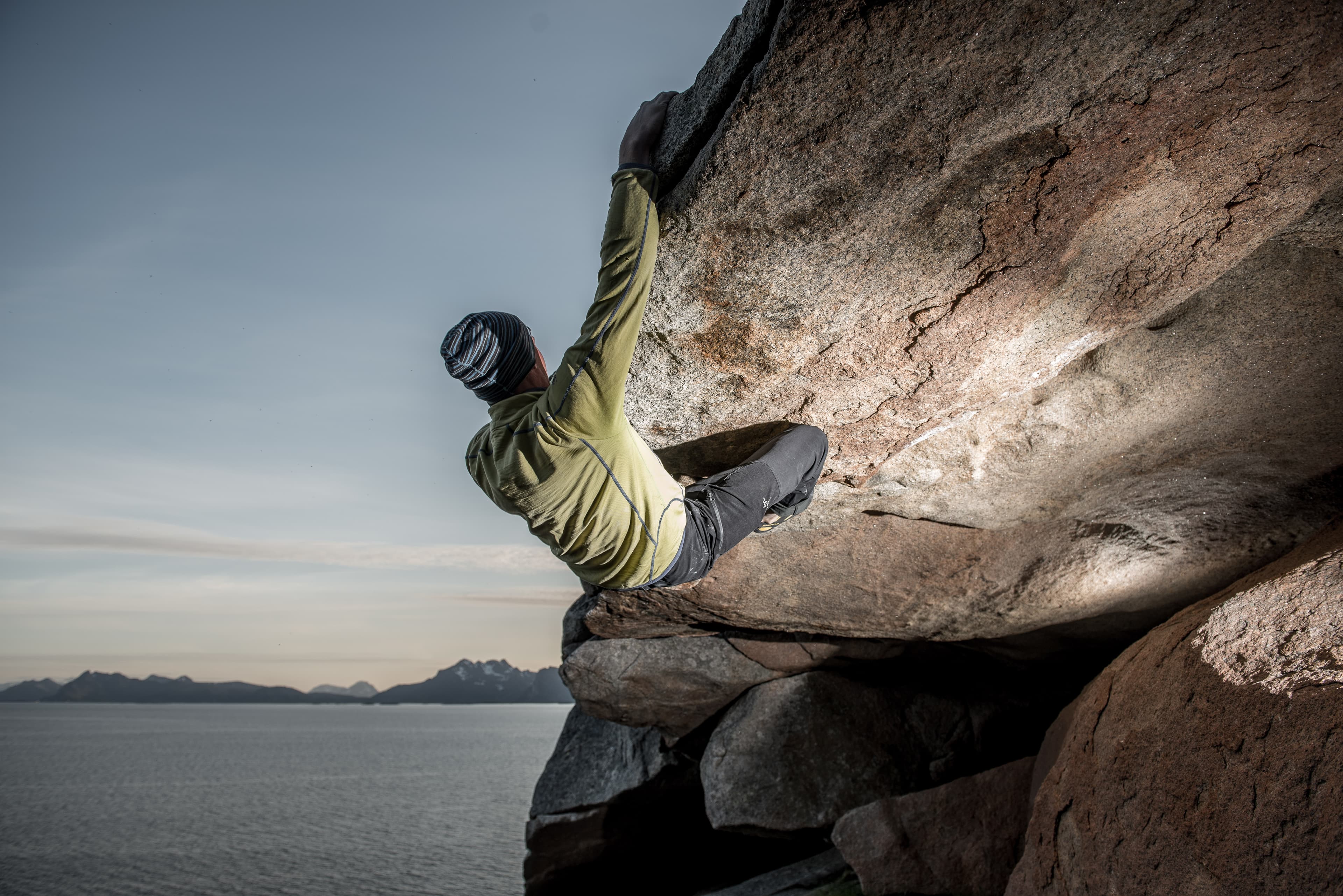 Trad Klettern in den Lofoten