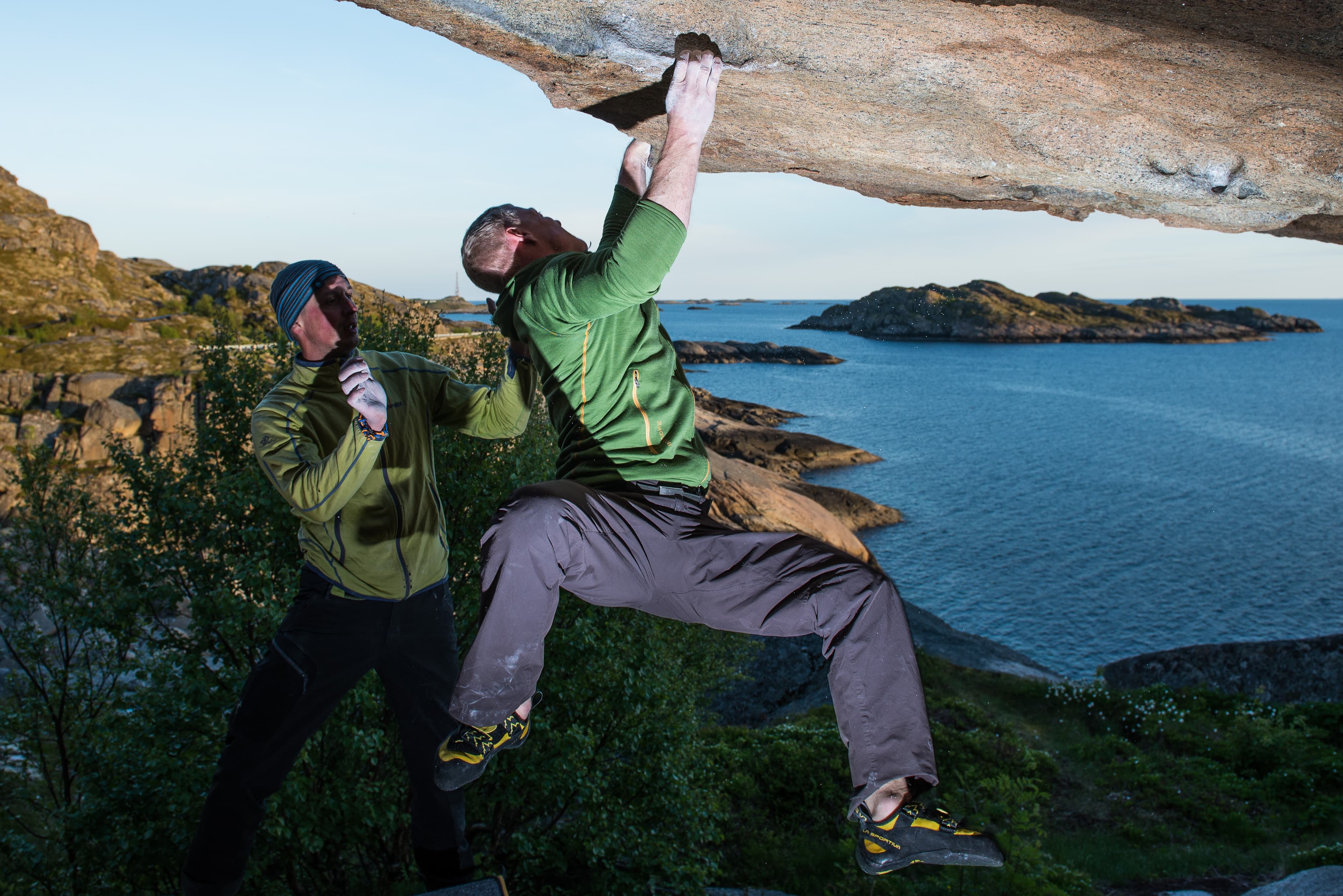 Trad Klettern in den Lofoten