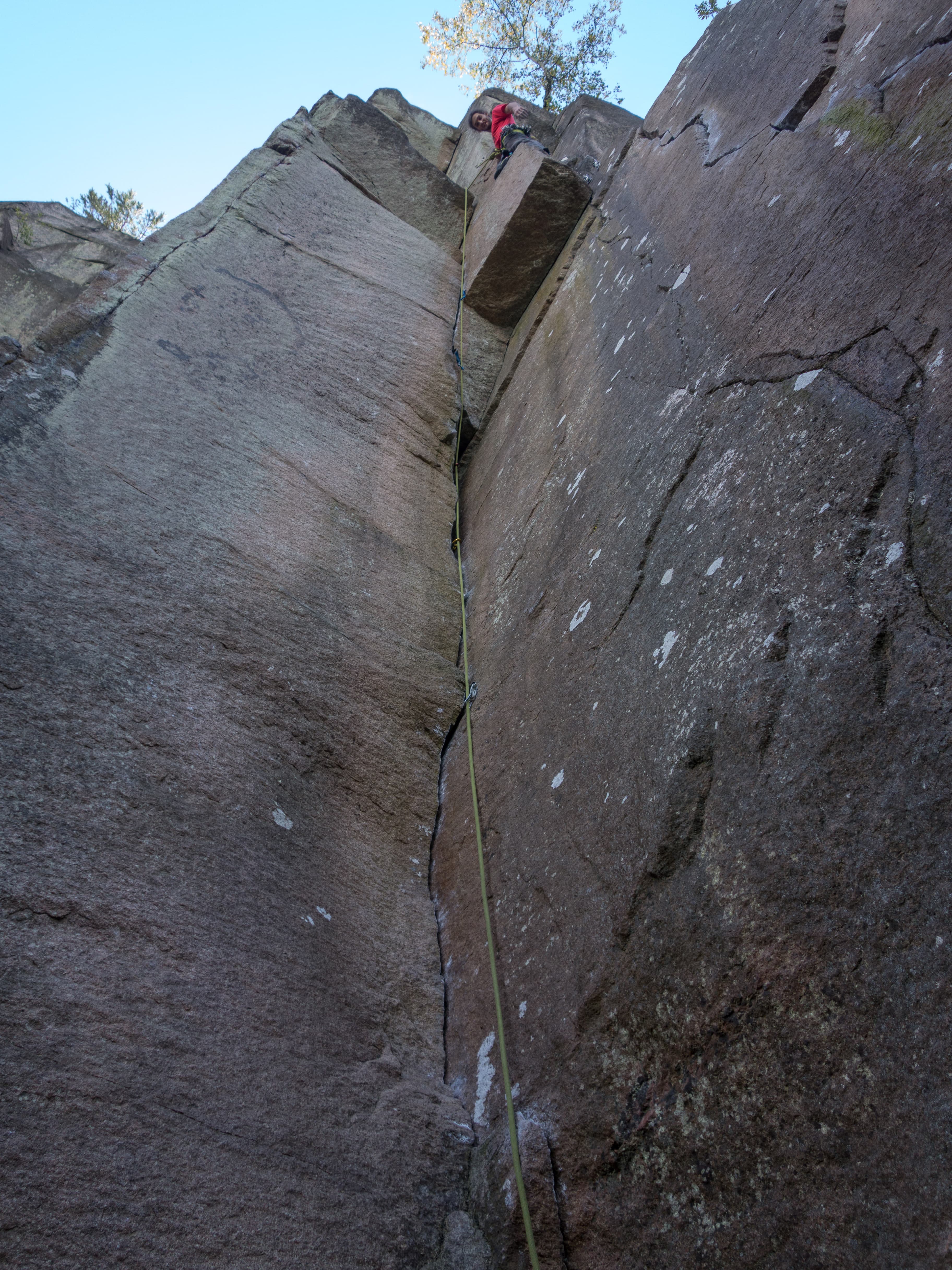 Trad Klettern in Schweden