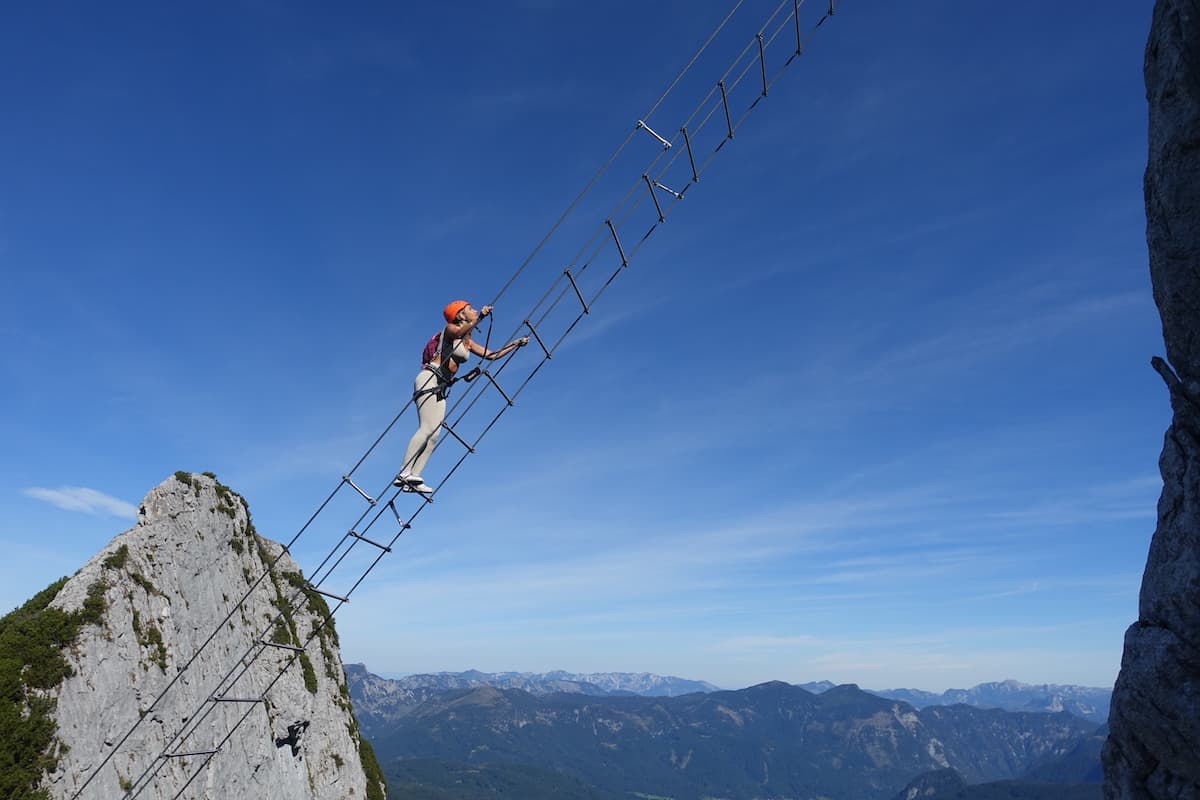 Donnerkogel Klettersteig am Gosausee mit Himmelsleiter