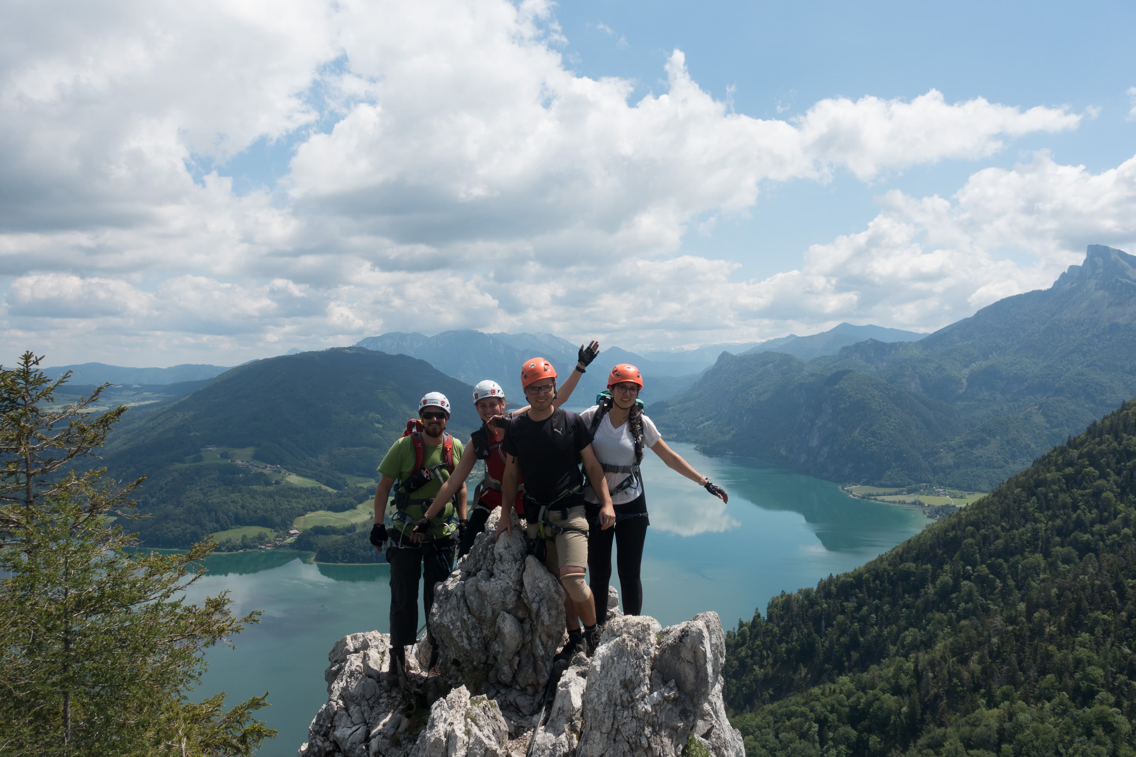 Drachenwand Klettersteig am Mondsee